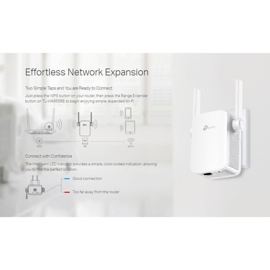 Thiết Bị Khuếch Đại Tín Hiệu Wifi Tp-Link Tl-Wa855Re 300mbps | BigBuy360 - bigbuy360.vn