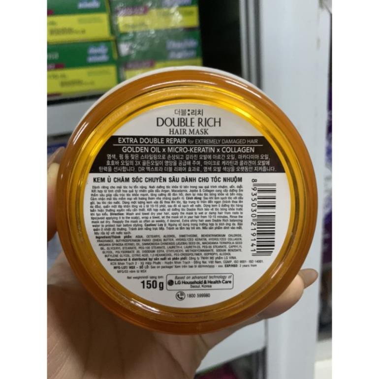 Kem ủ tóc Double Rich Hair Mask 150ml ( mầu cam )