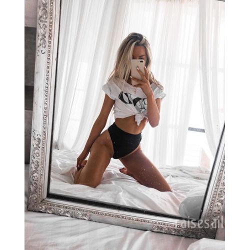 Quần bơi vải cotton lưng cao phong cách Brazil cho nữ | BigBuy360 - bigbuy360.vn