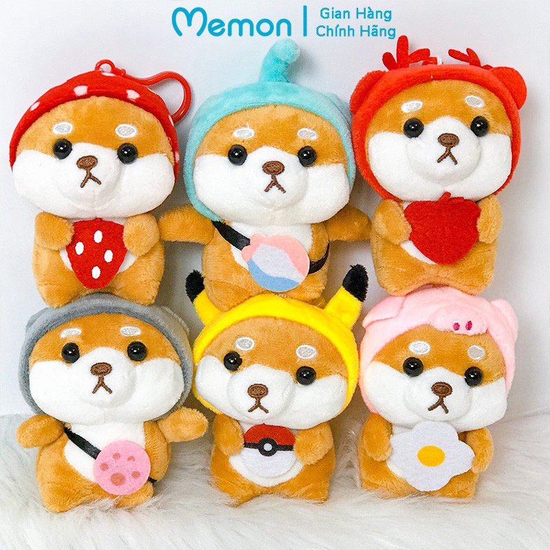 Móc Treo Gấu Bông Chó Shiba Cao Cấp Memon