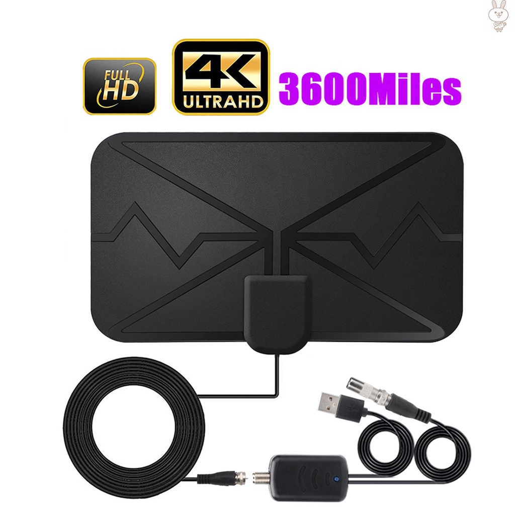 Ăng Ten Khuếch Đại Tín Hiệu Kỹ Thuật Số 3600 Dặm 4k Dvb-T2 Hdtv | BigBuy360 - bigbuy360.vn