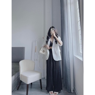 Áo dạ blazer cộc tay nhiều màu Samhyewear