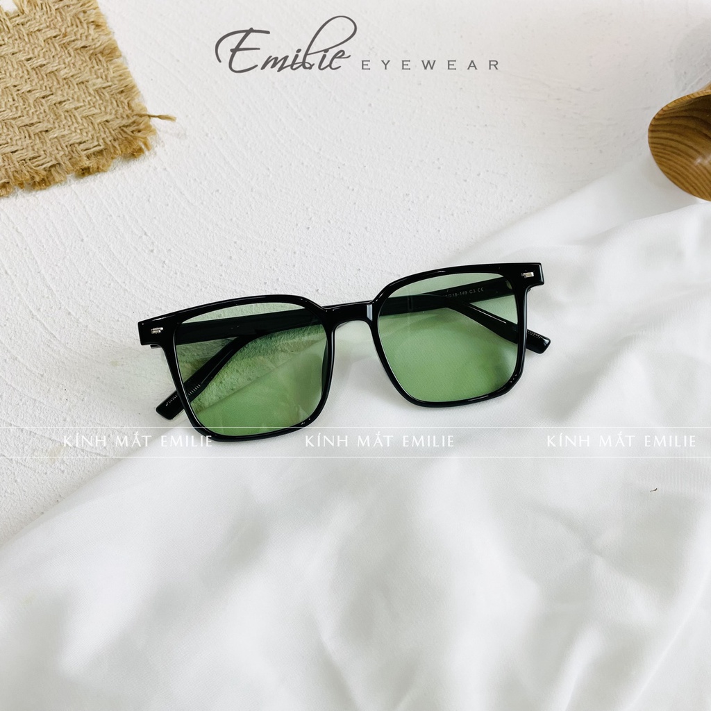 Gọng kính râm nhựa dẻo mắt Polazoid cao cấp nam nữ Kính mắt Emilie phụ kiện thời trang 2198