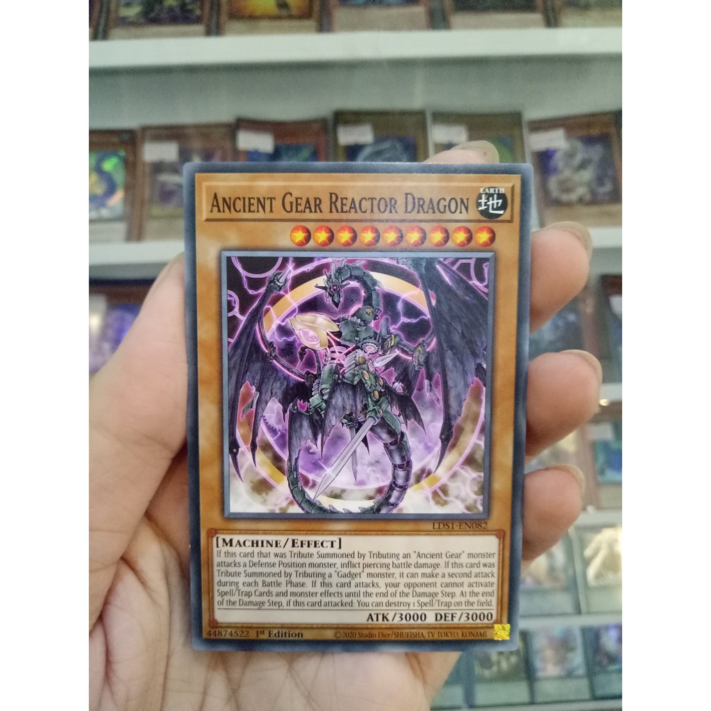 Thẻ Bài Lẻ YugiOh! Mã LDS1-EN082 - Ancient Gear Reactor Dragon - Common - 1st edition