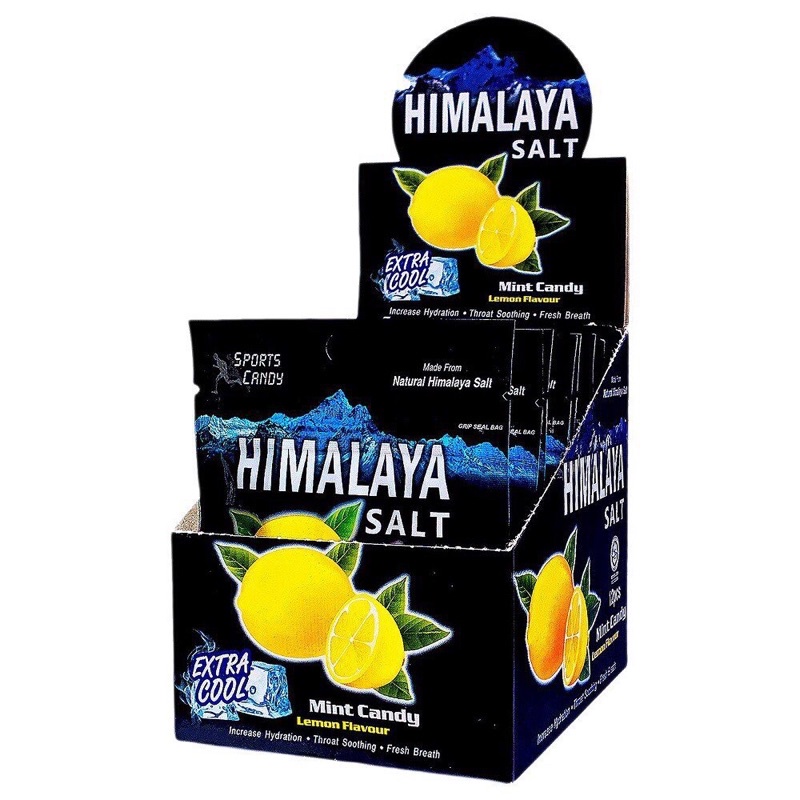 Kẹo ngậm vị bạc hà / vị gừng chanh muối Himalaya Salt Mint / Ginger Candy Lemon Flavour (Gói 15g) thơm miệng, mát họng