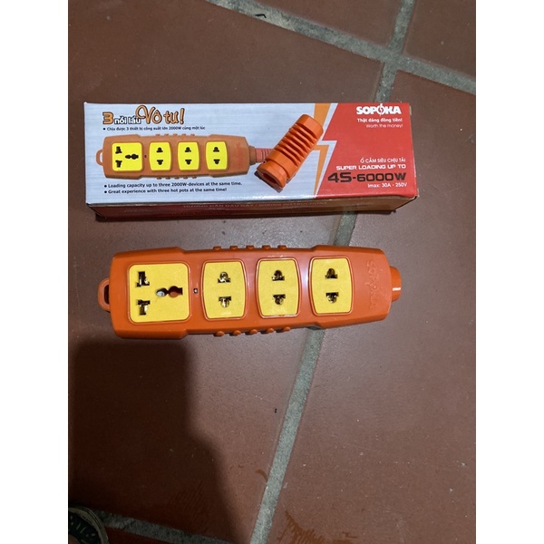 ổ cắm ,phích cắm chịu tải cảm 6000W
