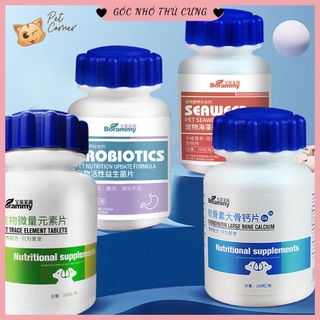Vitamin cho chó mèo Borammy bổ sung Nguyên tố vi lượng, Canxi, Men tiêu hóa, Giải độc cho thú cưng
