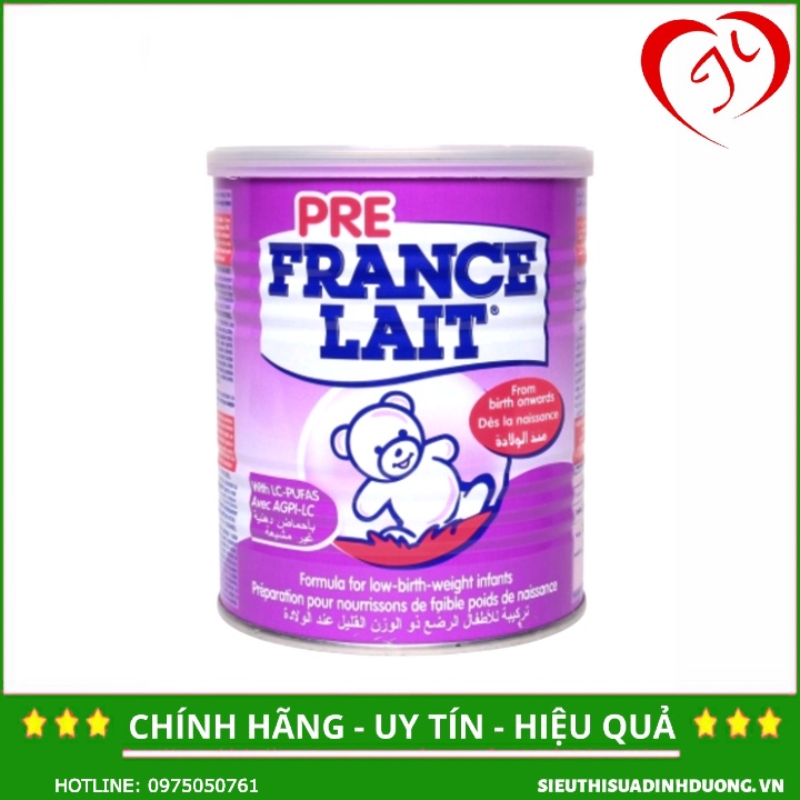 Sữa France Lait PRE cho trẻ sinh non Hộp 400g