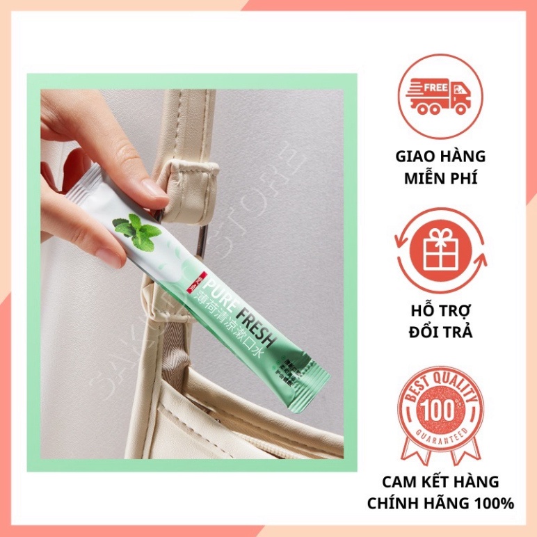 Nước súc miệng làm sạch răng miệng giảm tình trạng ố vàng giảm hôi miệng SHEMIN