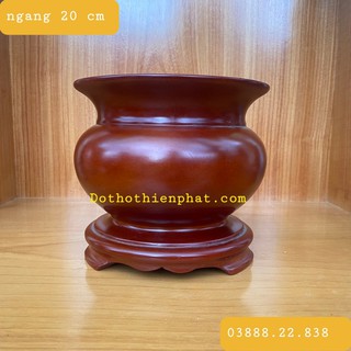 Bát nhang gỗ xà cừ