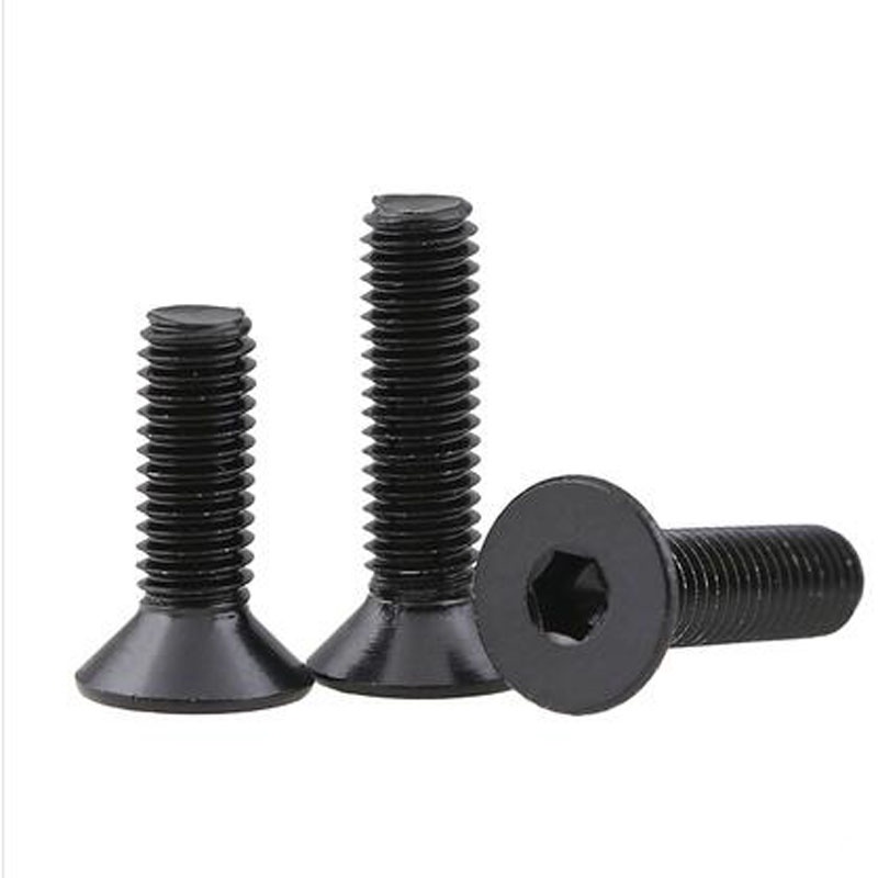 Bu Lông Đầu Lục Giác Bằng Thép Không Gỉ M3 M4 M5 Màu Đen 304 DIN7991