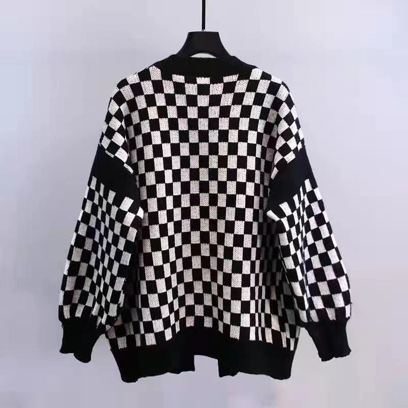 Áo Khoác Cardigan Mỏng Kẻ Ô Bàn Cờ Tay Dài ( Có kèm hình thật 2 hình cuối) Smide Clothing
