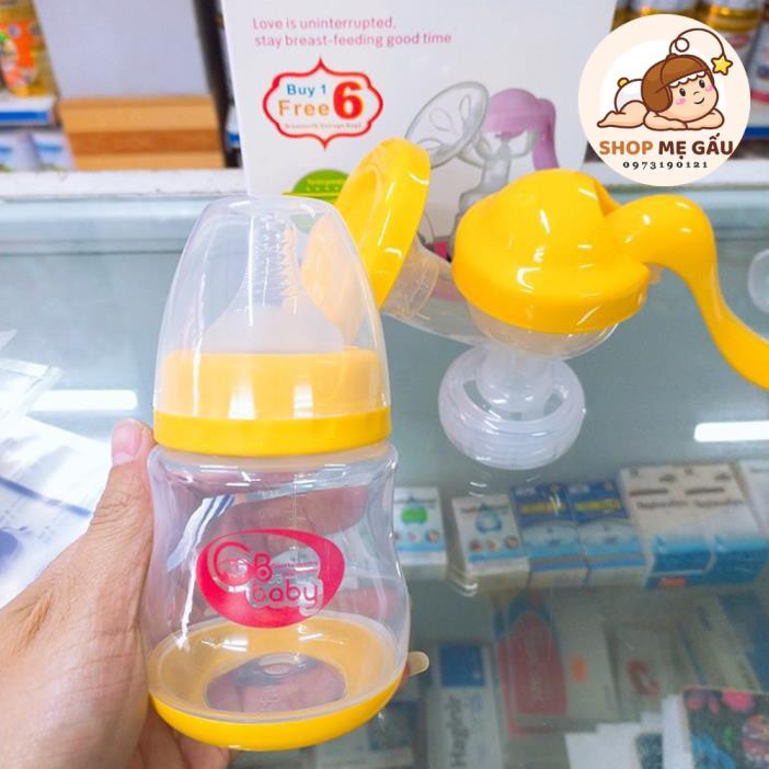 Máy hút sữa bằng tay PPSU GB Baby Hàn Quốc - Tặng 6 túi đựng sữa