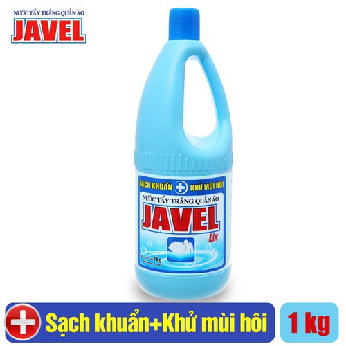 Nước tẩy trắng quần áo LIX javel 1kg JL100