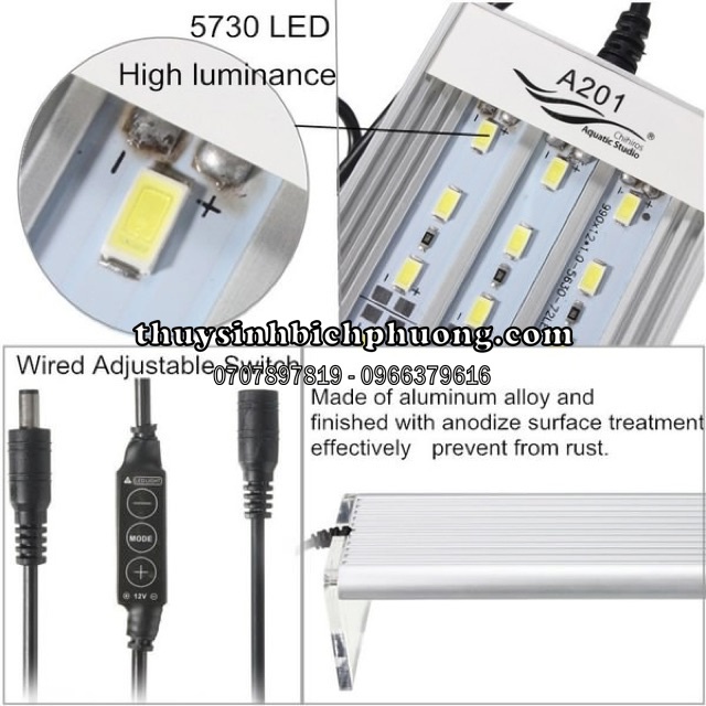ĐÈN LED CHIHIROS A1 SERIES SIÊU SÁNG  - MÁNG ĐÈN CHO HỒ THUỶ SINH