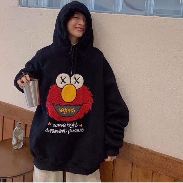Áo nỉ hoodie same chất nỉ bông frorm rộng unisex