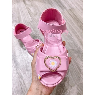 Giày cao gót hồng cho bé gái