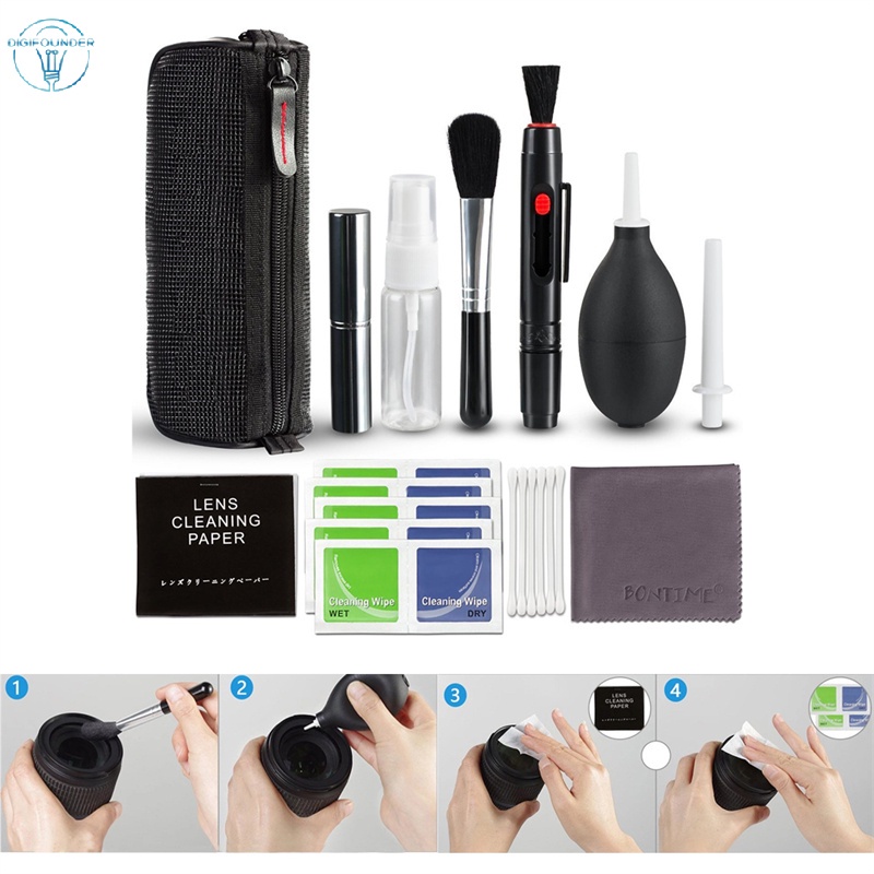 Set 19 dụng cụ vệ sinh ống kính máy ảnh chuyên nghiệp chất lượng cao
