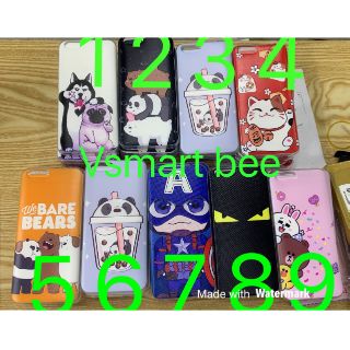 Ốp lưng Vsmart Bee dẻo trong sịn in hình kute
