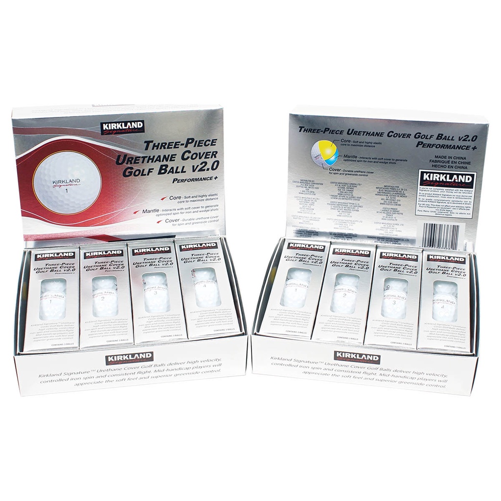 Set 3 Quả Bóng Golf 24 Chữ Kirkland