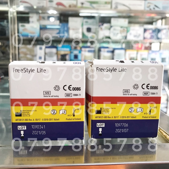 Que thử đường huyết FreeStyle Lite