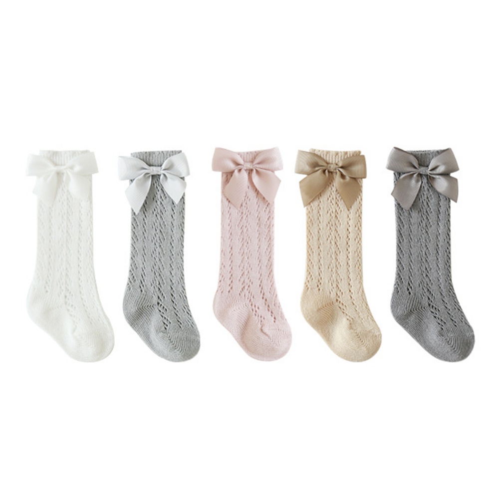 Vớ Mỏng Đính Nơ To Kiểu Công Chúa Dễ Thương Cho Bé Gái Từ L-3-5 Tuổi