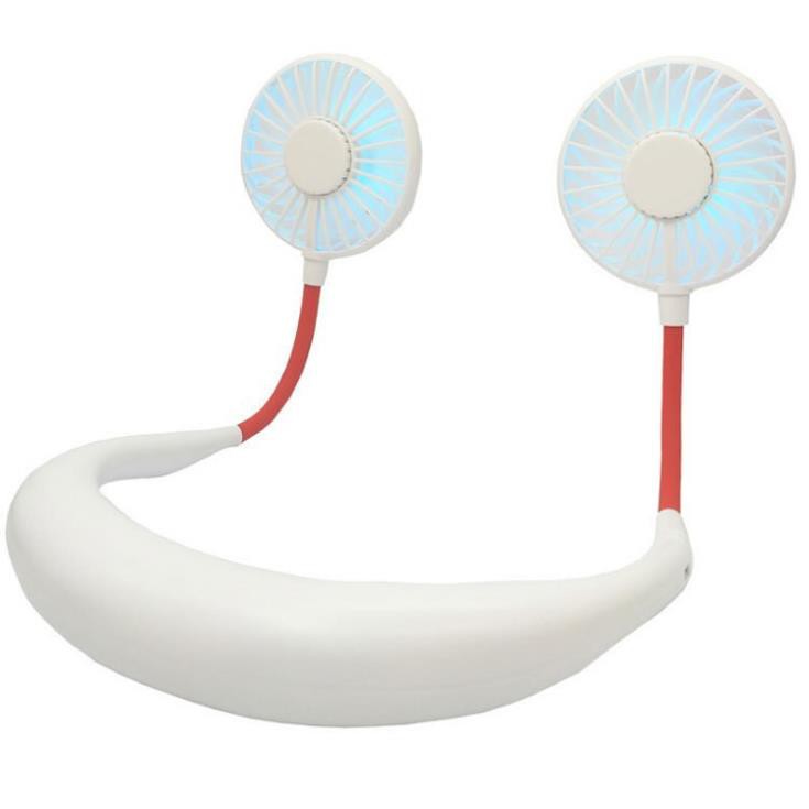 Quạt Mini Đeo Cổ - Để Bàn Tiện Lợi Có Đèn Led HOT - Dung lượng pin 2000 mAh-Hàng cao cấp | BigBuy360 - bigbuy360.vn