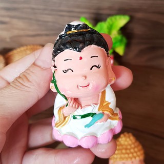 Tượng chibi Quan Âm mẫu đẹp 6cm