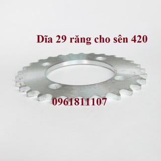 Dĩa 29 răng cho sên 420