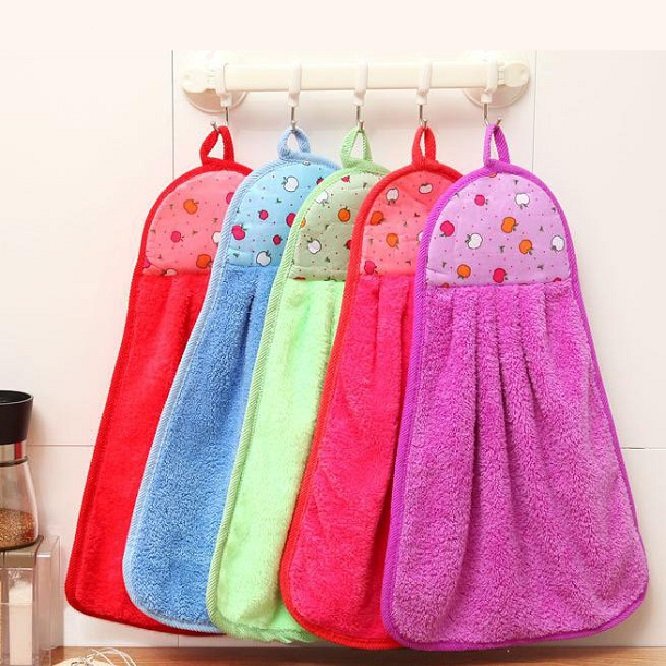 [Góc nhà bếp] Khăn lau tay bếp - khăn lau bát đĩa đa năng siêu mềm siêu thấm nước.