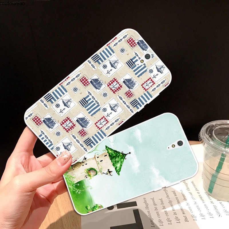 Ốp điện thoại silicon dẻo in họa tiết lâu đài cho SONY XPERIA C3 C5 M4 L1 L2 XA XA1 XA2 ULTRA PLUS X