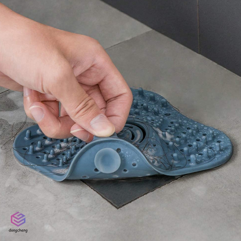 Miếng lọc rác/tóc có 4 đế hít chống tắc nghẽn lỗ thoát nước nhà tắm