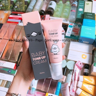 KEM DƯỠNG/KEM LÓT LÀM SÁNG HỒNG DA A’PIEU BABY TONE-UP CREAM