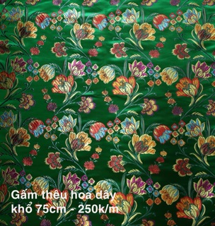 Gấm thêu cao cấp