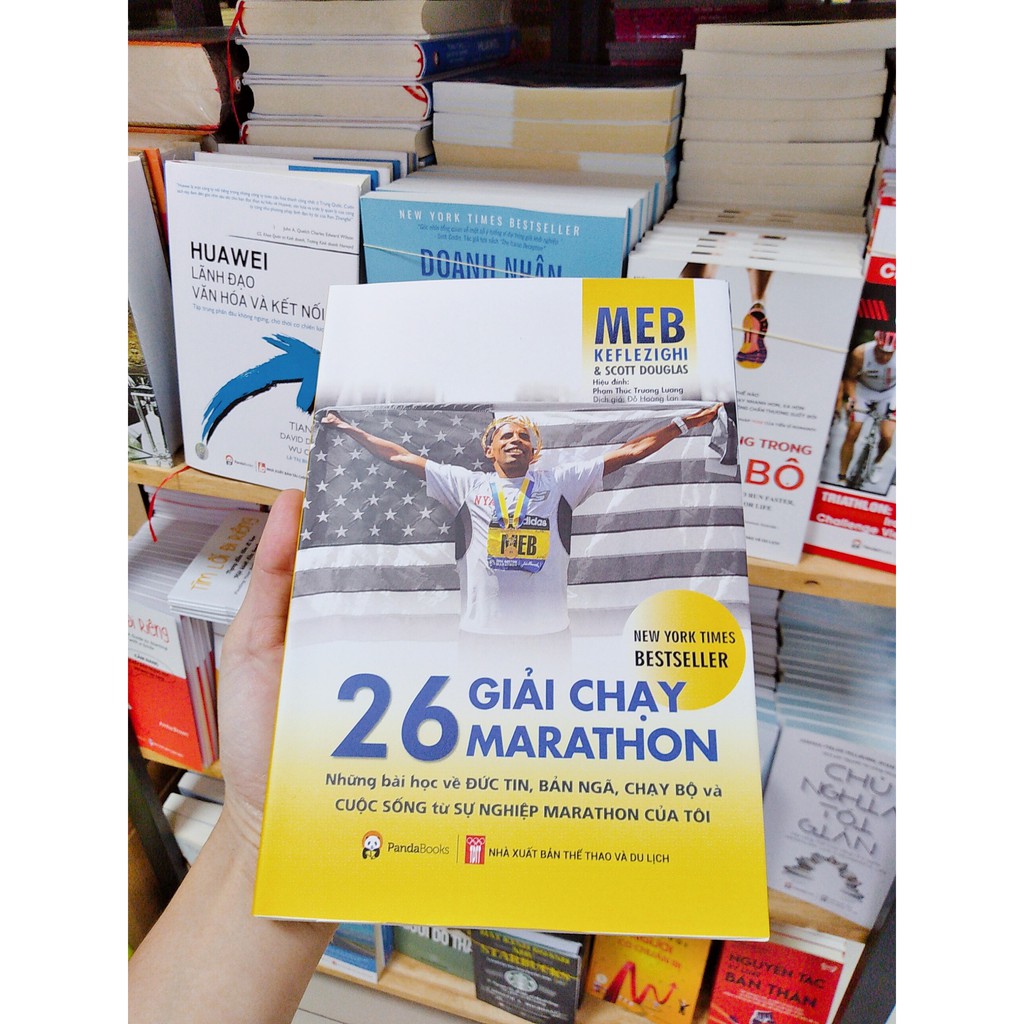 Sách - 26 giải chạy marathon - PANDABOOKS - Chạy để chiến thắng