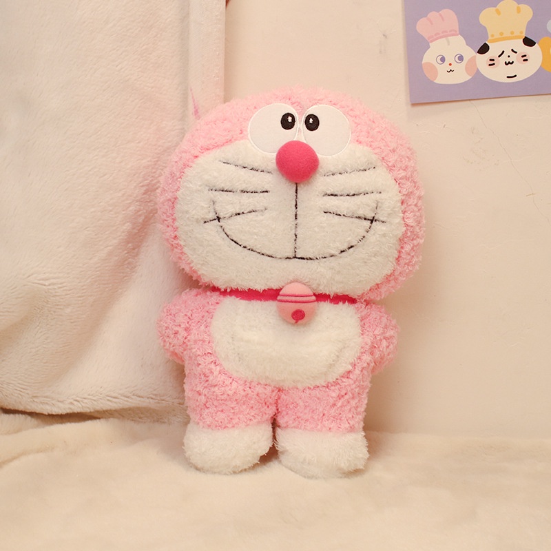 Mèo Doraemon Nhồi Bông Dễ Thương Dùng Trang Trí