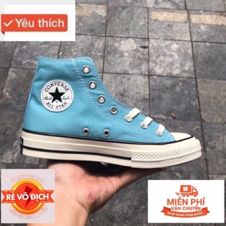 Video + ảnh thật > giày sneaker converse xanh cao cổ