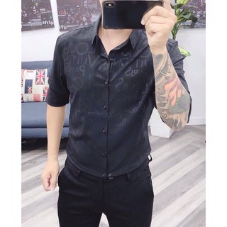 Sơ mi nam vân chìm