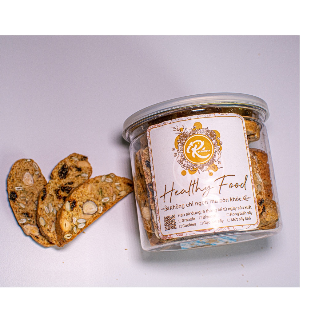 Bánh BISCOTTI, bánh ăn kiêng giảm cân ROTTINUTS,3 Vị (Vani, Chocolate, Matcha) Bảo quản 6 tháng - Trọng lượng [250 gram] | BigBuy360 - bigbuy360.vn