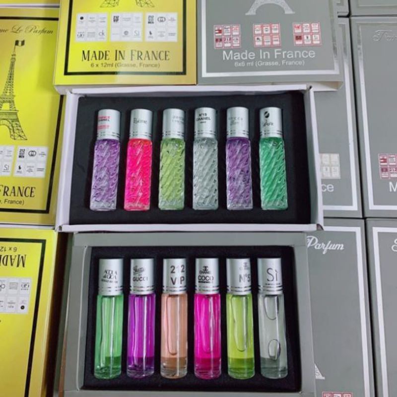 Set nước hoa tháp 6 chai - nước hoa dạng lăn