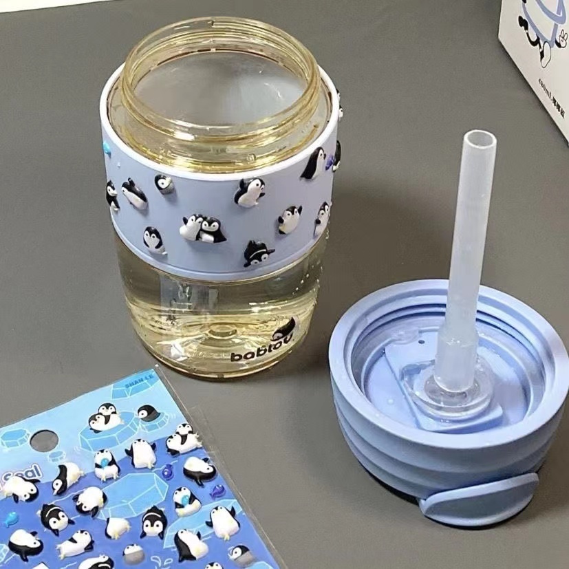 Sticker Dán Trang Trí Điện Thoại Hình Chim Cánh Cụt 3d