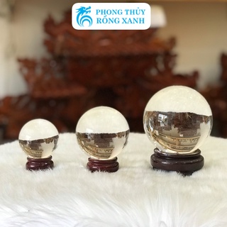 Quả Cầu Phong Thủy Thủy Tinh Trong Suốt Kích Nhỏ