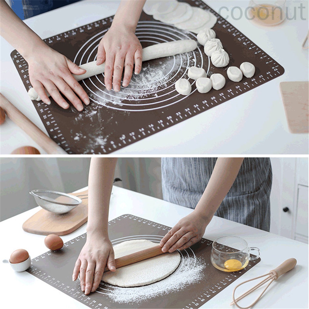 Thảm Nhào Bột Làm Bánh Bằng Silicon Chống Dính Tiện Dụng