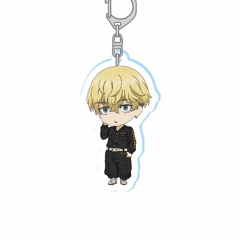 Móc khóa mặt hình nhân vật anime Tokyo Revengers kích thước 6cm