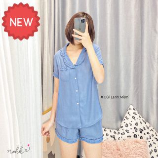 Pyjama đùi cổ bèo nohk
