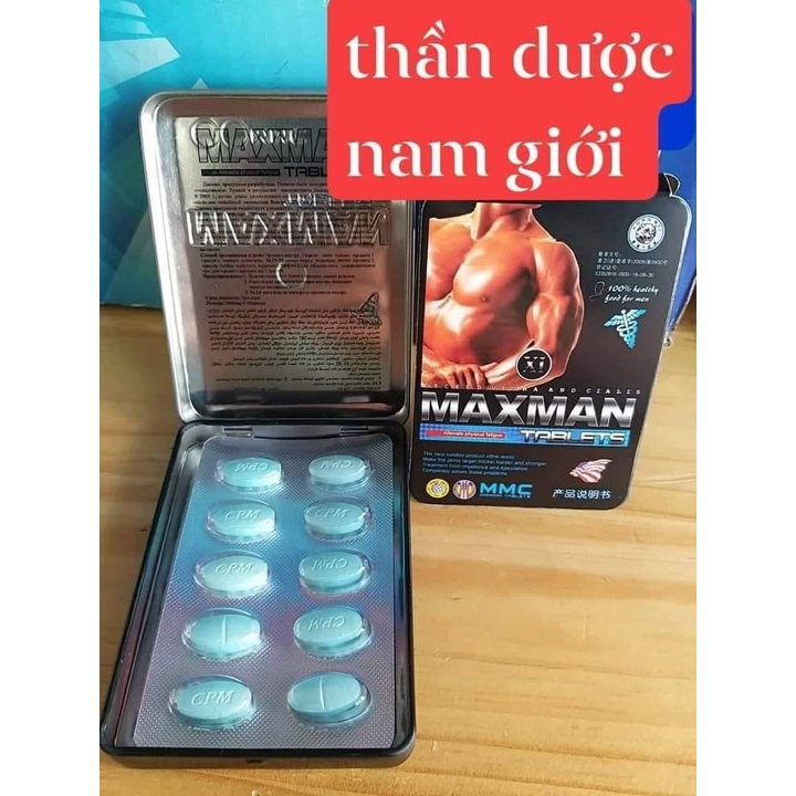 viên uống thảo dược tăng cường sinh lí nam maxman 3800 chính hãng