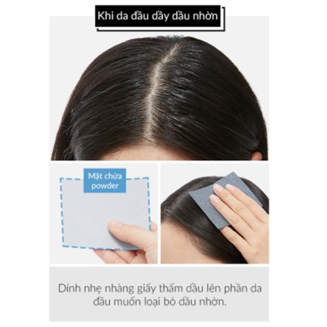 [GIÁ RẺ-SẴN] GÓI GIẤY THẤM DẦU HÚT DẦU CHO TÓC A'PIEU OILY HAIR HÀN QUỐC