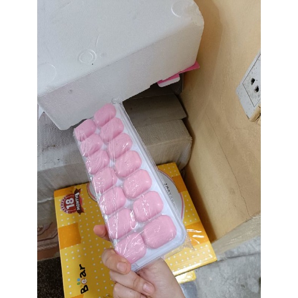 Khay trữ đông nước dashi, thức ăn cho bé bằng silicon