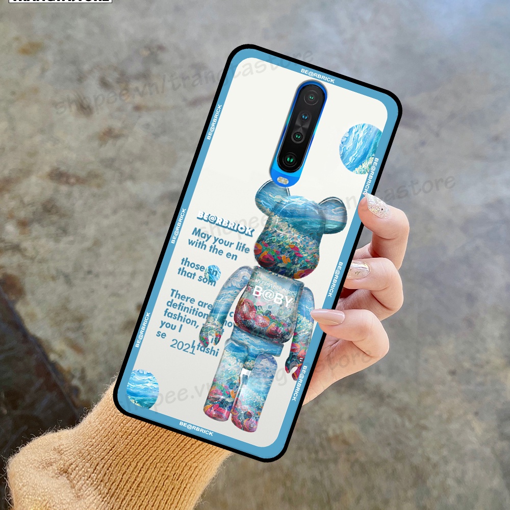 Ốp Xiaomi Redmi K20 / K20 Pro - K30 / K30 5G in hình gấu Bearbrick,Mountain,xanh,đen,đỏ giá rẻ