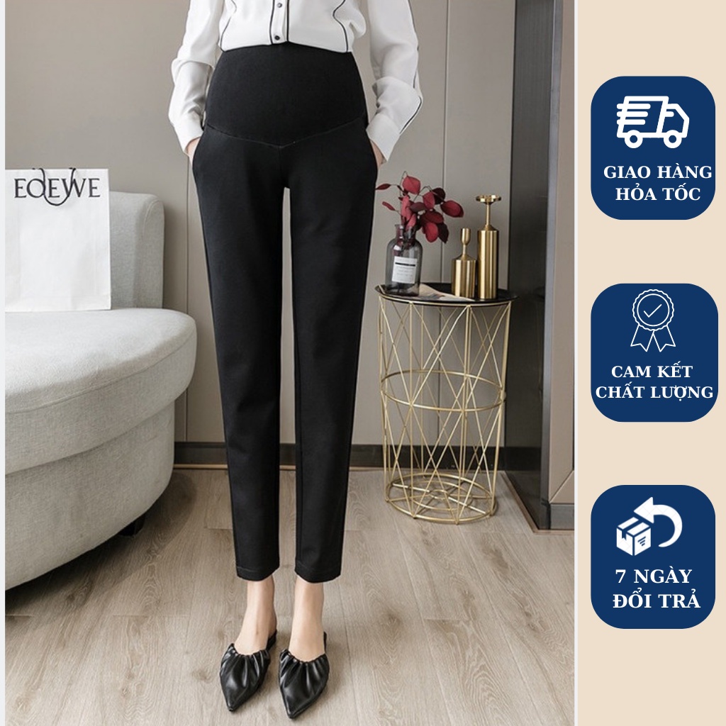 Quần Bầu Dài Công Sở Baggy Có Chun Chỉnh 40-75kg